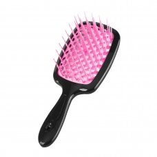 Hair brush, black/pink color