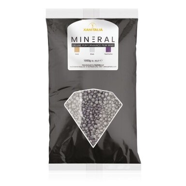 XANITALIA depilatory wax granules MINERAL DELUXE PERFORMANCE, Silver 1000 g. XANITALIA depilatory wax granules MINERAL DELUXE PERFORMANCE, Silver 1000 g.