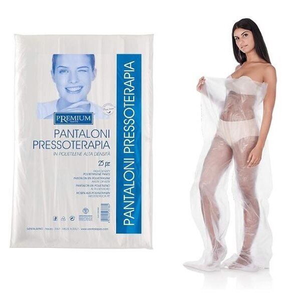 XANITALIA high-quality high-density polyethylene pressotherapy pants, 25 pcs. XANITALIA high-quality high-density polyethylene pressotherapy pants, 25 pcs.