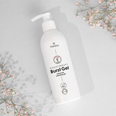 YOKABA BURST INTENSIVELY EXFOLIATING GEL keratolytic gel for softening and removing calloused feet, 250 ml YOKABA BURST INTENSIVELY EXFOLIATING GEL keratolytic gel for softening and removing calloused feet, 250 ml