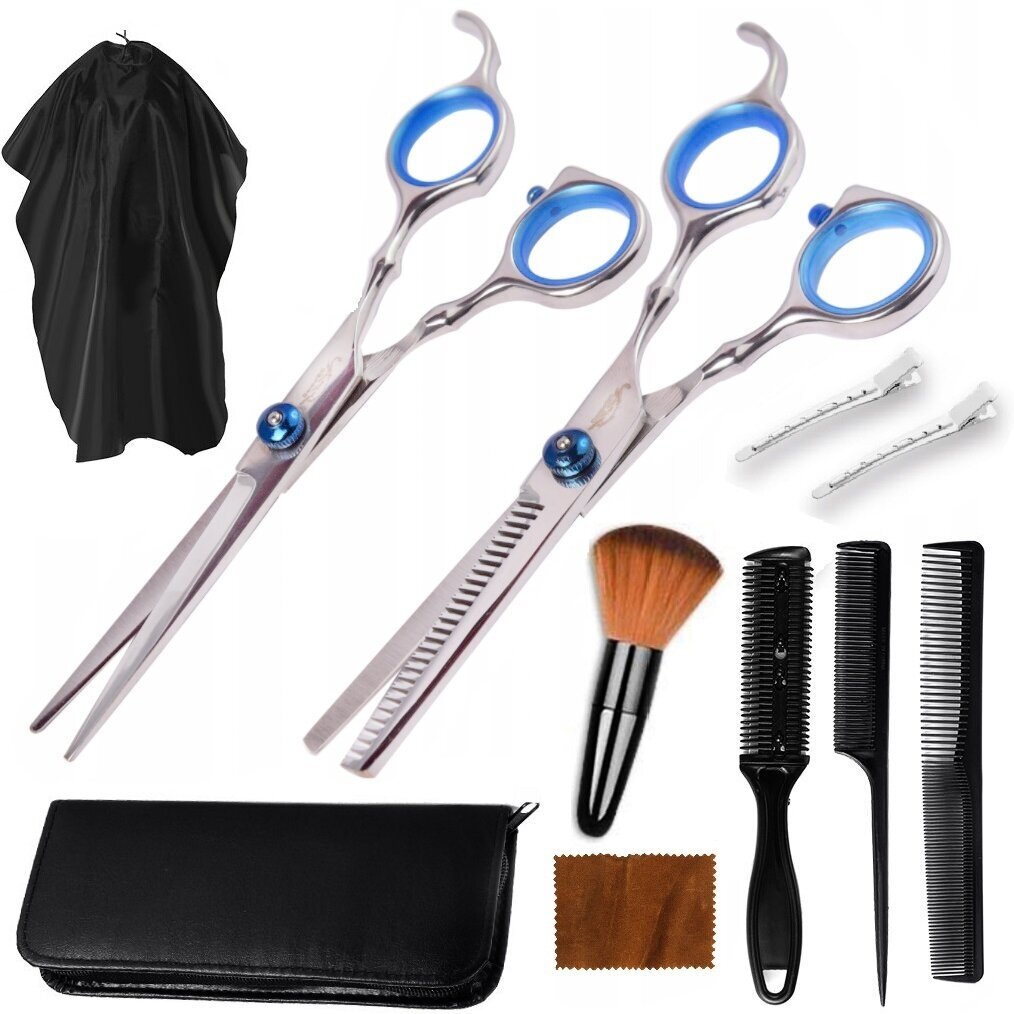 GEPARD SILVER 6,0 scissors set with case, right-handed GEPARD SILVER 6,0 scissors set with case, right-handed