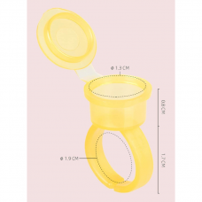 Ring for mixing glue or pigments ORANGE