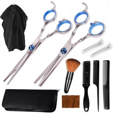 GEPARD SILVER 6,0 scissors set with case, right-handed GEPARD SILVER 6,0 scissors set with case, right-handed